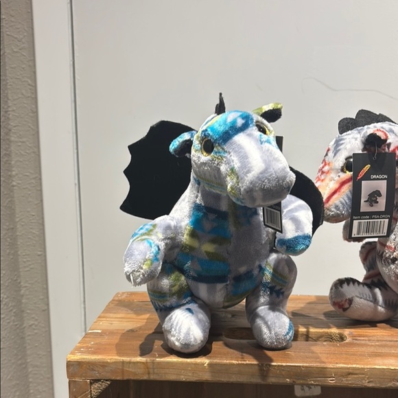 Black and Blue Stuffed Animal Plush Toy - Picture 11 of 11